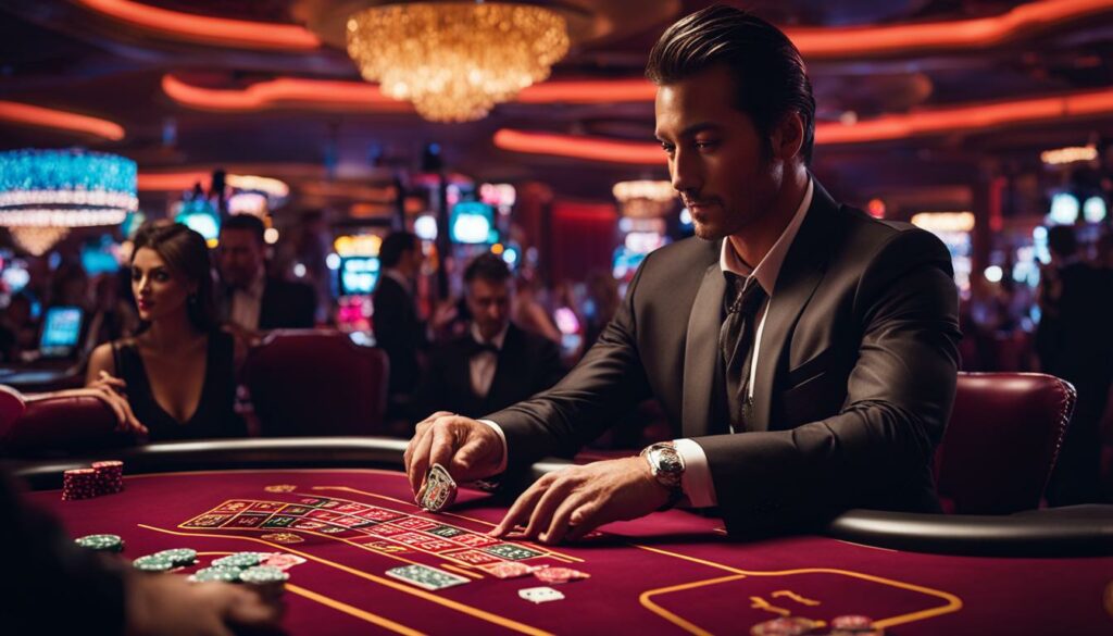 Vegas casino blackjack tables